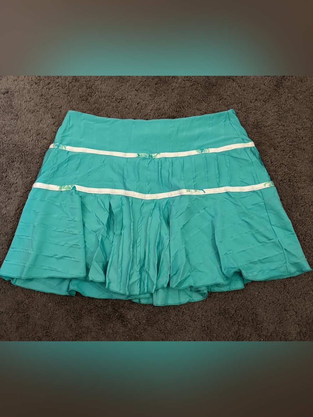 Jerdog Blue Summery Floral Skort